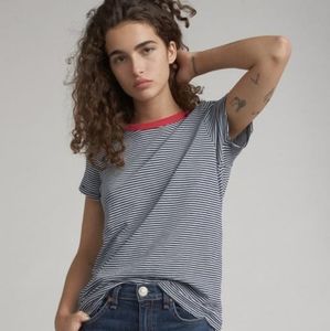 Rag and Bone Stripped T- Shirt
